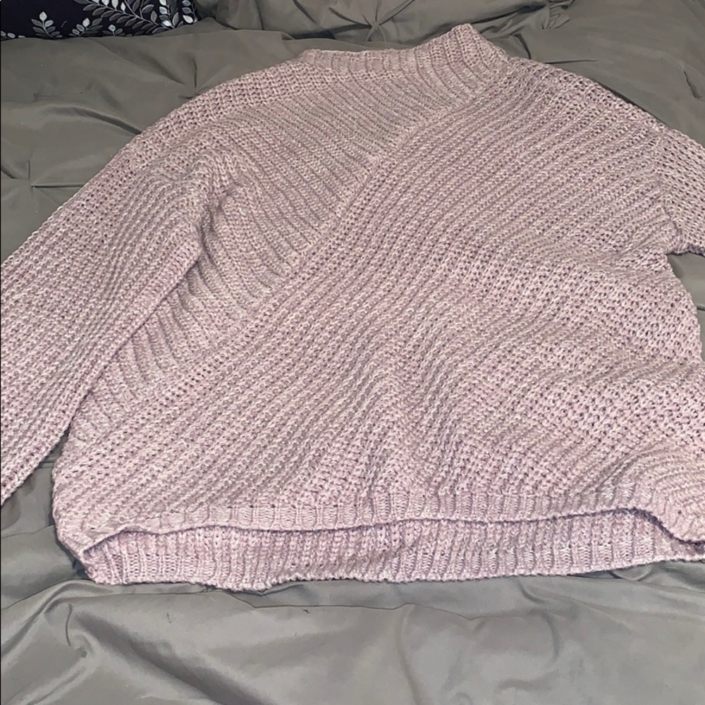 Purpleish comfy fall/winter sweater